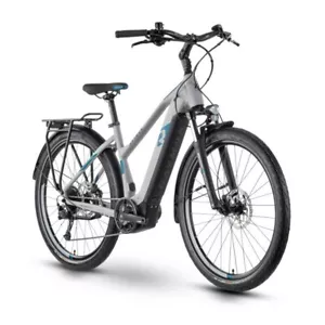 Tourray And 5.0 Lady 27.5 9v 500wh Yamaha Pw-Te Grey/Blue RAYMON Electric Bike - Picture 1 of 1
