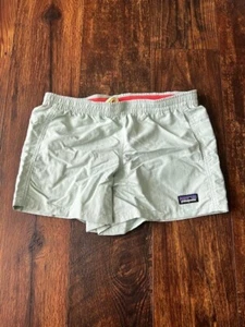 NEW Patagonia Girls Baggies Shorts Size Large Nylon Unlined Hybrid Tea Green - Picture 1 of 2