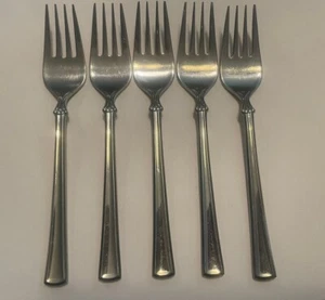 Mikasa VERONA Salatgabeln Edelstahl 18-8 glänzendes Besteck 6 1/4 Zoll 5er Set - Bild 1 von 2