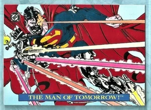1993 Skybox DC Bloodlines The Man of Tomorrow Superman Insert S2 Embossed Foil - Bild 1 von 2