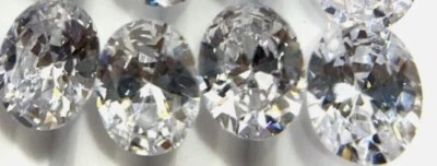 4 x 5 mm Loose CVD Diamond 1.40 Ct Lab-Grown Oval Cut 4 Pcs Lot Certified - Image 1 of 4