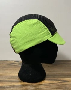 Cappello ciclismo vintage anni 90 USA nero verde fluo retrò fluorescente Bill Zio Sam - Foto 1 di 9
