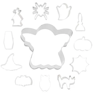 12 Pcs Geisterbesenform Plätzchenform Selber Machen Keksformen Für Den Haushalt - Bild 1 von 12