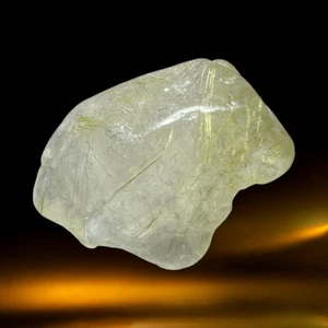 Cristal de cuarzo rutilado dorado forma libre (#10) - Imagen 1 de 11