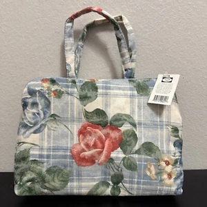 Vintage Oscar De La Renta Access. Cosmetic Travel Bag Floral  - Picture 1 of 9