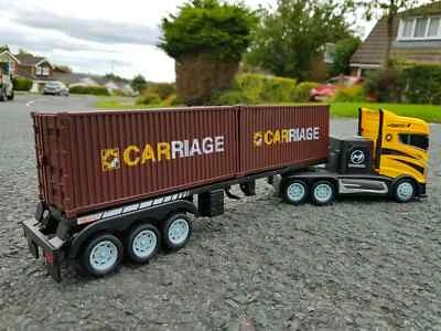 2.4GZ Europe Container Felixstowe Radio Remote Control Car Lorry Truck 44cmL - Image 1 of 4