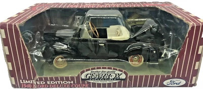 Gearbox Pedal Car Collectibles 1940 Ford Deluxe Coupe Black Limited Edition Bank - Image 1 of 4