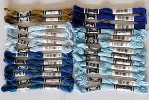 Lot of 25 DMC Flower Thread Embroidery Floss Lot 5 Different Colors LAST LOT - Picture 1 of 3