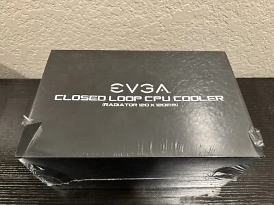 EVGA CLC 120 AIO CPU Cooler, RGB LED Cooling 400-HY-CL12-V1 BNIB - Image 1 of 4