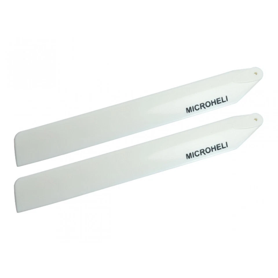 Microheli Plastic Main Blade 133mm (WHITE) - BLADE INFUSION 120 - Image 1 of 1