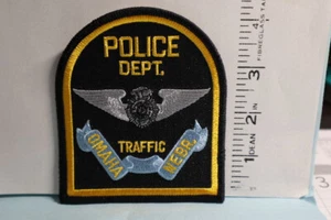 police patch OMAHA POLICE DEPT NEBRASKA TRAFFIC - Picture 1 of 1