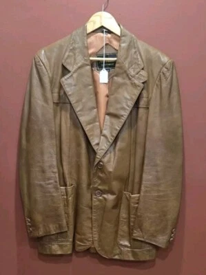 Chaqueta blazer vintage de cuero de Andhurst  Foto 1 de 4