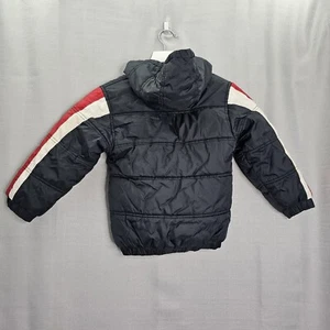 Jordan Boy Size 6 Black Winter Jacket With Hoodie  - Picture 1 of 11