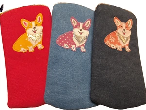Lua Glasses Case Corgi's - Picture 1 of 19
