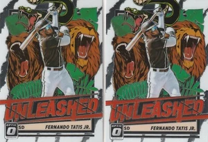 2 FERNANDO TATIS JR.  2021 DONRUSS OPTIC UNLEASHED - Picture 1 of 2