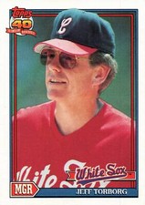 1991 Topps # 609  Jeff Torborg Chicago White Sox