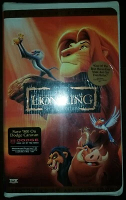 The Lion King (VHS, 2003, Platinum Edition Features an All-New Song) Brand New!  - Image 1 of 3