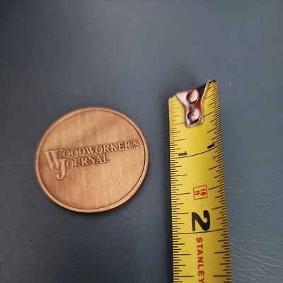 Classic Collectors Series Woodworkers Journal bronze coin longleaf pine  - Image 1 of 2