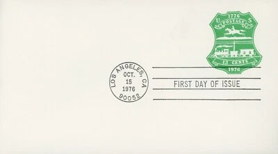 US U582 FDC Postal Shield - Image 1 of 2