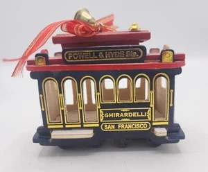 San Francisco Cable Car Model - California Souvenir Replica Travel Gift - Picture 1 of 8