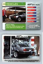 BMW 750IL #25 Vehicles 007 Spy Files 2002 James Bond CCG Trading Card