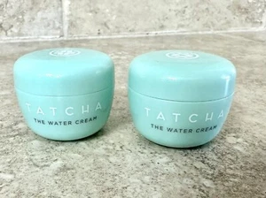 2 X Tatcha The Water Face Cream Moisturizer 0.34 oZ / 10mL (each) - Picture 1 of 5