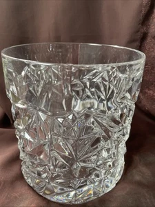 Tiffany & Co Kristallglas Geometrisch Steinschliff Eis Champagner Eimer 7,00”x 6,75” - Bild 1 von 6
