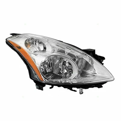 Farol de passageiro destro HID W/O HID kits serve 2010 2011 2012 Nissan Altima Sedan - Imagem 1 de 4