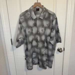South Pole Men’s Shirt Size XL Graffiti y2k Hip-hop DJ Grunge Streetwear Vtg - Picture 1 of 7