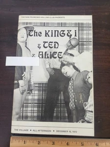 1972 Risque San Francisco California Milline ClubXmas Program Advertising Agency - Picture 1 of 16