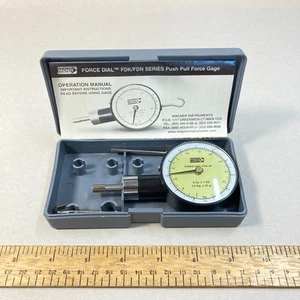 Medidor de fuerza Wagner Push Pull FDK 80 con estuche EE. UU. - Imagen 1 de 5