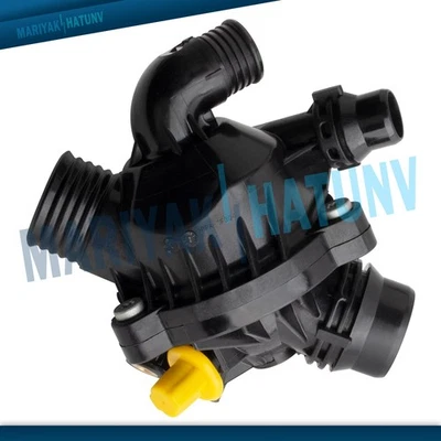 Conjunto de carcaça de termostato para BMW 135i 135is 335i 335i xDrive X1 X5 X6 11537601158 - Imagem 1 de 4