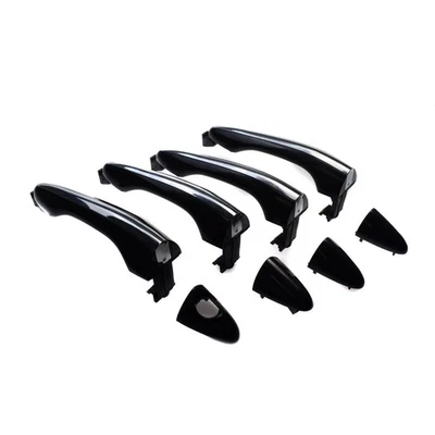4Pcs Front Rear LH RH Outside Door Handle Black Chrome for Kia Optima 2011-15 Foto 1 de 4