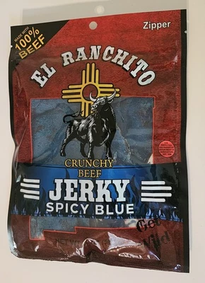 EL RANCHITO JERKY El Ranchito Crunchy Beef Jerky – Spicy Blue Takis , 2 oz