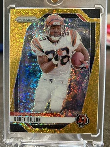 Corey Dillon 2024 Prizm Gold Sparkle No 62. Numbered 1/24 - Picture 1 of 2