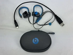 Beats By Dr Dre Powerbeats2 Auricolari Bluetooth Wireless Blu Cuffie Sportive - Foto 1 di 14