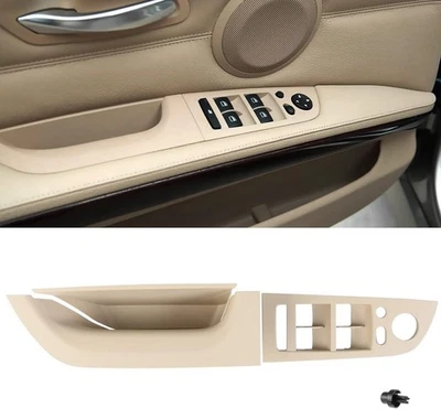 Maçaneta da porta do motorista BMW 3 Series 08-11: 320i, 323i, 325i, 328i, 335i (13,98 polegadas)-bege - Imagem 1 de 3