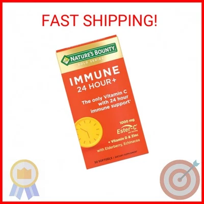 Nature's Bounty Immune 24 Horas +, La única Vitamina C con Apoyo Inmunológico 24 Horas Foto 1 de 2