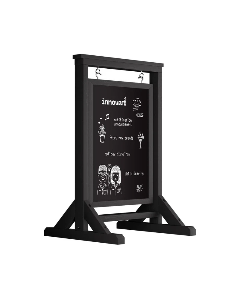 Swinging Chalkboard Sign- 33x21in - Image 1 of 3