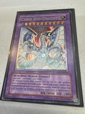 GERMAN Yugioh Cyber End Dragon Ultimate Rare CRV-EN036 Unlimited LP to NM - Image 1 of 2