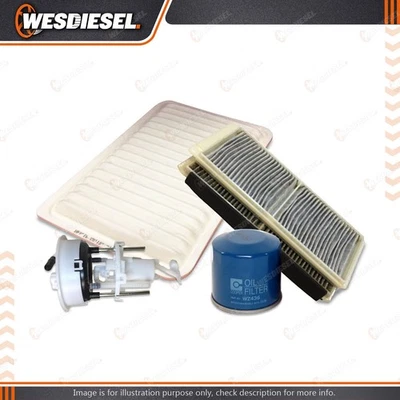 Wesfil Oil Air Fuel Cabin Filter Service Kit fits Mazda Mazda2 DE 1.5L 2007-2014 - image 1 of 2