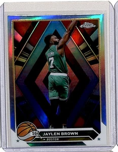 2023-24 Topps Chrome Refractors Jaylen Brown Boston Celtics #78 - Picture 1 of 2