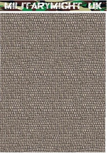 1 32 - 1 35 SCALE DIORAMA BRICK STONE ROAD WALL SETS COBBLES SET 1 - Picture 1 of 1