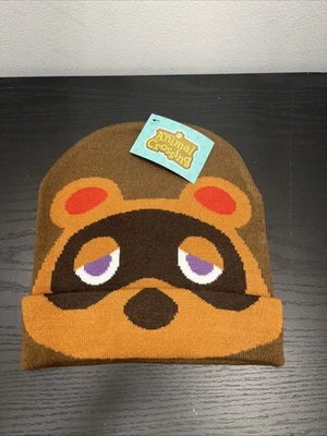 Animal Crossing Tom Nook Gorro Patrón Plegable 2020 Nintendo Adulto Nuevo con Etiquetas Foto 1 de 4
