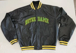 Vintage Notre Dame Fighting Irish Steve & Barry's Jacket NCAA Adult Size XL - Picture 1 of 8