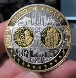 Moneda conmemorativa de plata 999 2002 REINO DE ESPANA prueba - Imagen 1 de 4