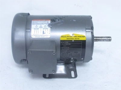 236240 Old-Stock; Baldor M3539 AC Motor 1/2HP ; 230/460V ; 1140RPM ; 3PH - Image 1 of 4
