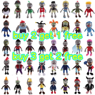 Plants vs Zombies 2 PVZ Figures Plush Doll Stuffed Toy Kids Birthday Gifts 30cm