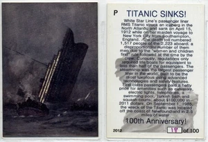 ¡Fregaderos Titanic! - Tarjeta promocional P - numerada 18/100 [2012] - Imagen 1 de 1