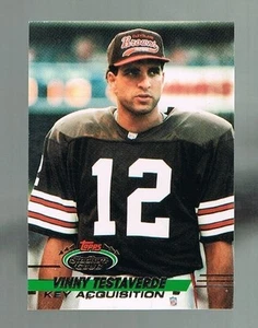 VINNY TESTAVERDE #546 BROWNS / MIAMI 1993 topps Stadium club High Number - Picture 1 of 1